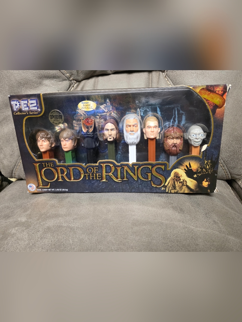 The Lord of the Rings PEZ Collector's Set released in 2011 (opened no candy box